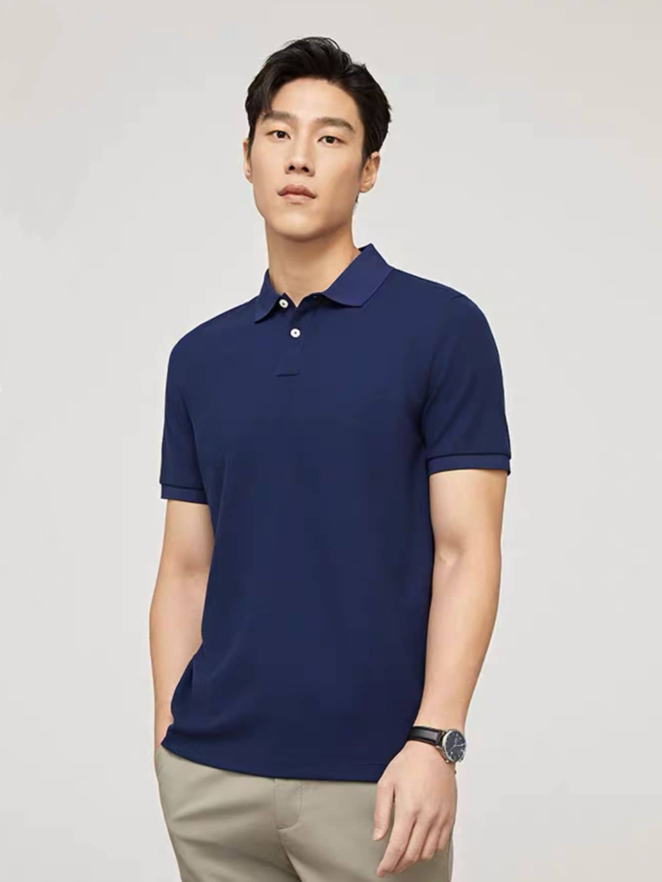 Camisa Polo Masculina Piquet Manga Curta