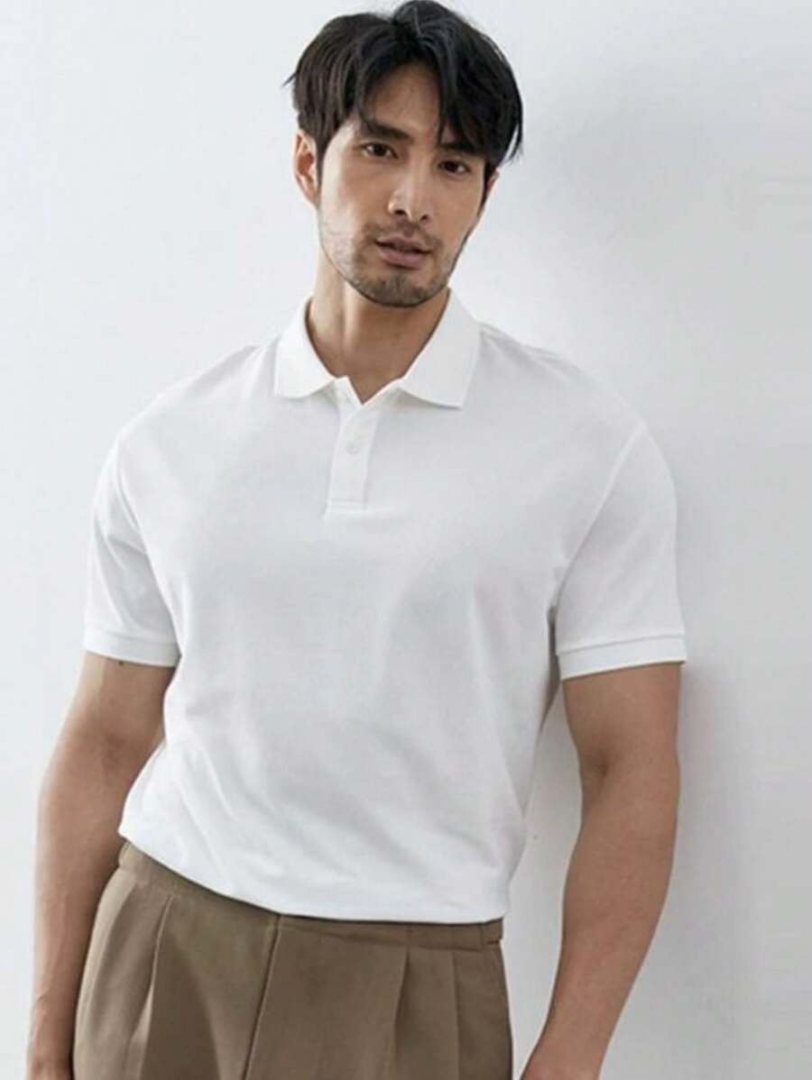 Camisa Polo Masculina Piquet Manga Curta