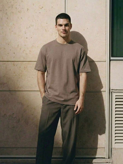 Camiseta Masculina Básica Algodão Gola Redonda