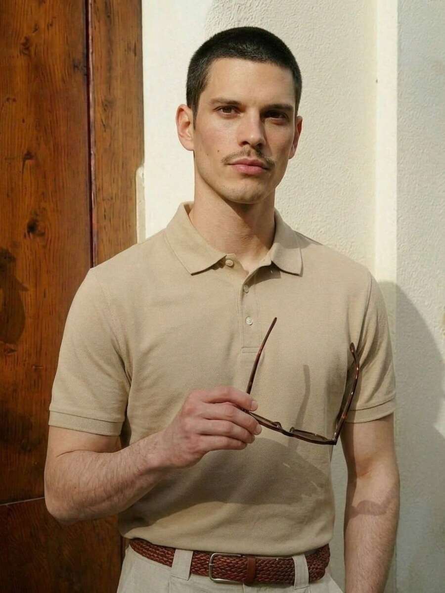 Camisa Polo Masculina Piquet Manga Curta