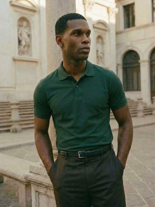 Camisa Polo Masculina Piquet Manga Curta
