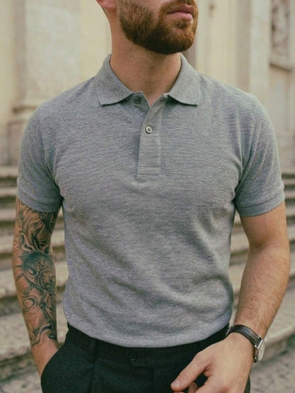 Camisa Polo Masculina Piquet Manga Curta