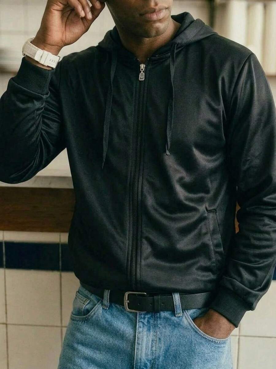 Jaqueta Corta Vento Blusa Masculino Casaco Forrada